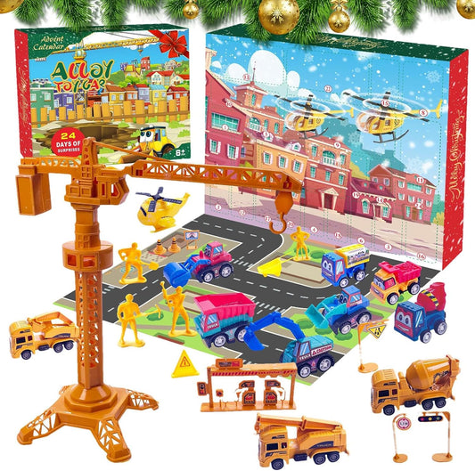 DIGDAYS – 24-Tage-Adventskalender mit Fahrzeugspielzeug für Kinder