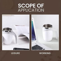 SWIRLARIA – Magnetic Self-Stirring Mug for Consistent Blending