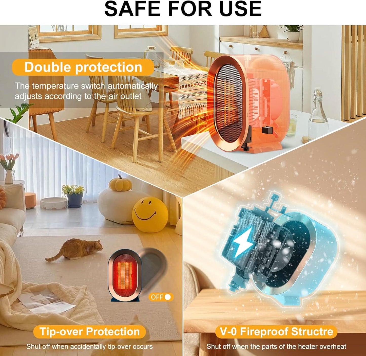 WARMORA – Compact Heater for Cozy Living Spaces