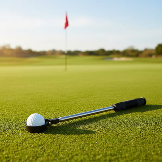 Golfora - Recuperador telescópico de pelotas de golf de acero inoxidable