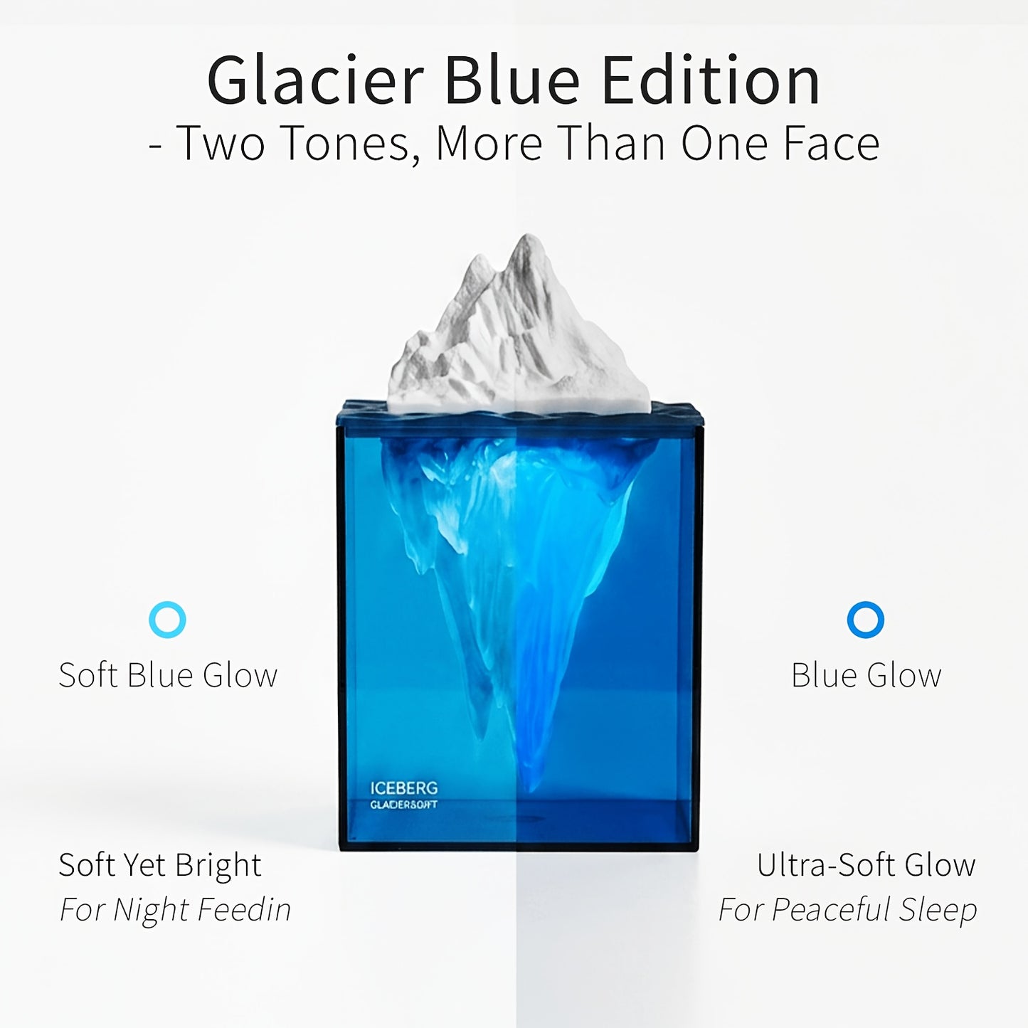 ICELUMA – Visual Meditation Night Light for Relaxing Ambient Spaces
