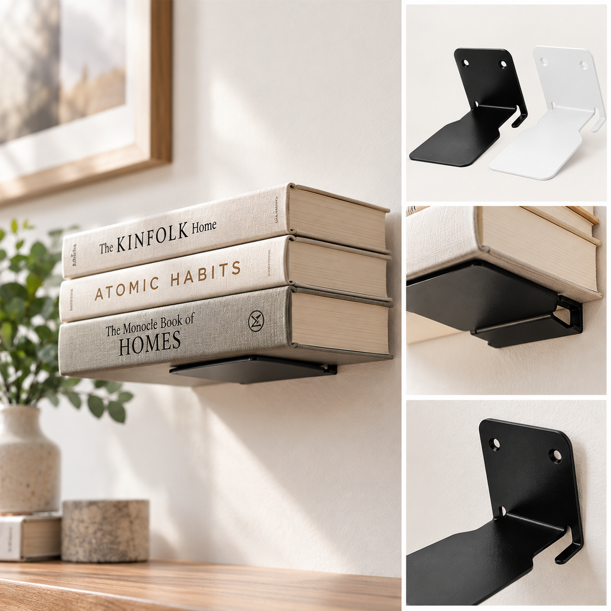 BOOKLOFT – Floating Book Shelf for Space-Saving Storage