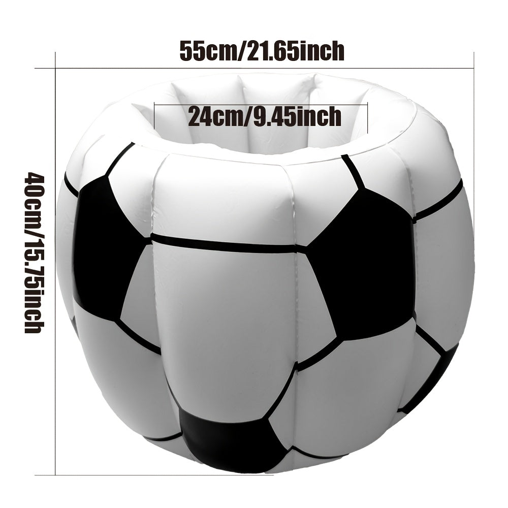 Kickora - Inflatable Soccer Ice Bucket Party Cooler Set