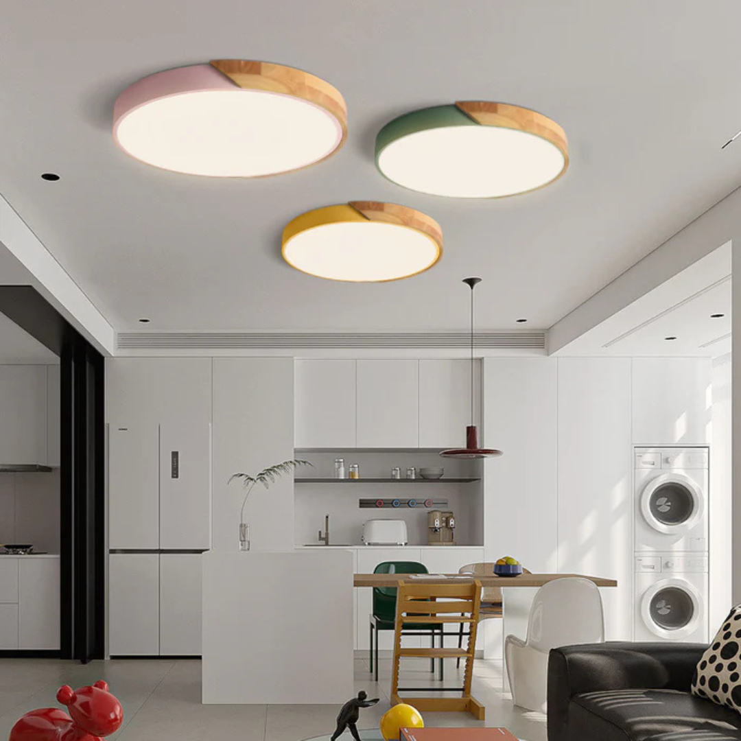 LYSMORA – Lampe de plafond LED scandinave pour une douce lumière nordique