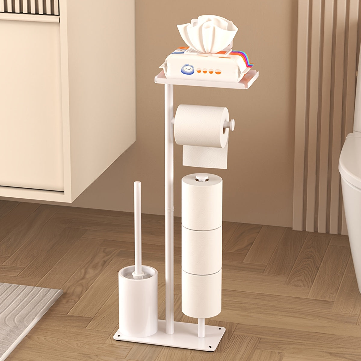 ROLLVEX – Freestanding Tissue Holder with Convenient Storage Space