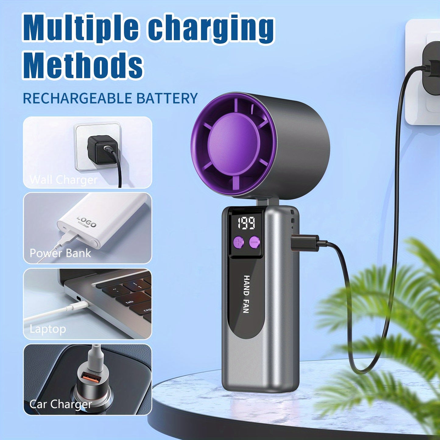 ABUDODO – Turbo Pocket Fan