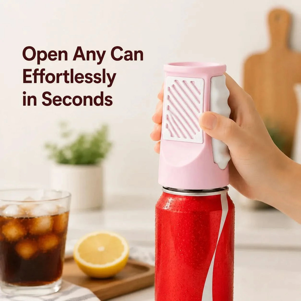 OPENTWIST – Ouvre-boîte facile à utiliser d'une seule main pour cuisiner au quotidien