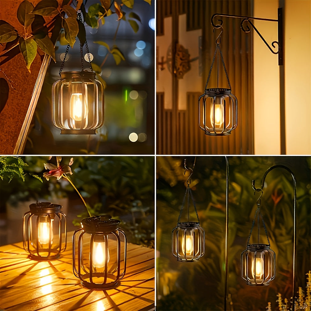 SOLAVEX – Warm Glow Solar Lantern for Patio and Porch Styling