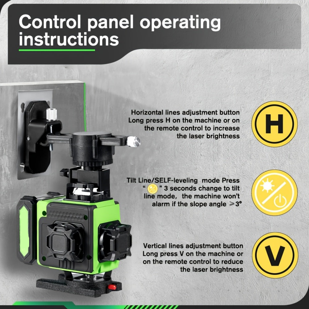 LEVELVEX – 360 Laser Level Tool for Precision Construction Alignment