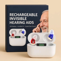 AURACLAR – Rechargeable Invisible Hearing Aid Earbuds Set