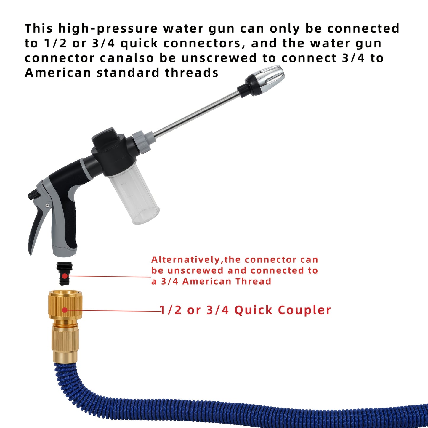 WASHFLOW – High-Pressure Cleaning Sprayer for Outdoor Use