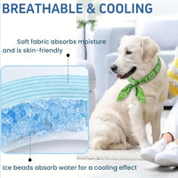 COOLTAIL – Reusable Pet Cooling Bandanas
