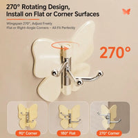 BUTTERSWAY – Swivel Butterfly Hook for Easy No-Drill Hanging