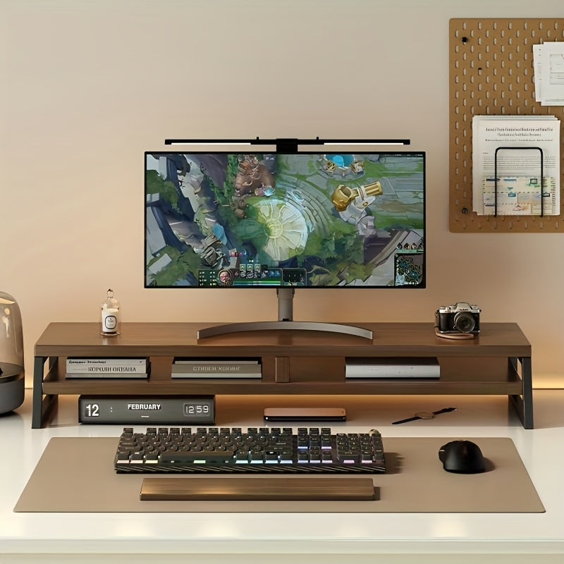 WORKNEST – Elevated Monitor Stand for Organized Desk Efficiency