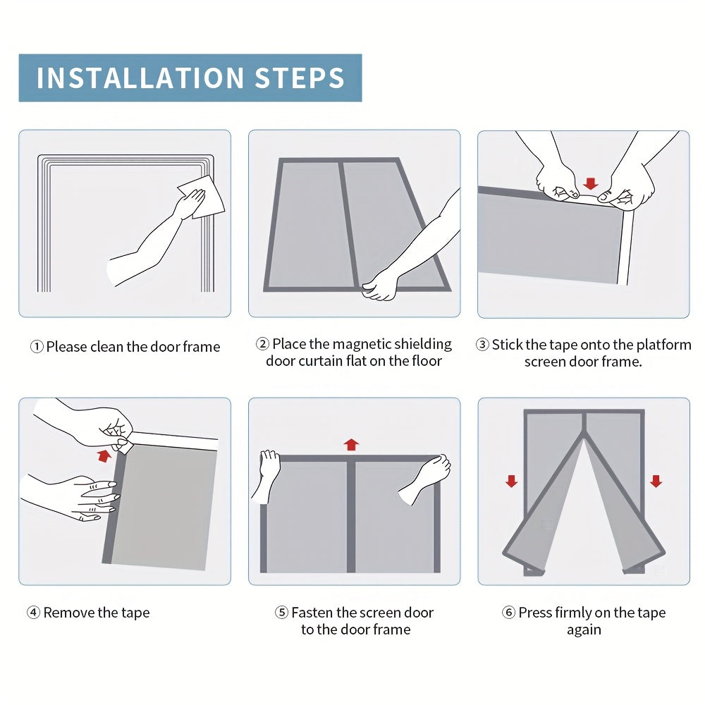 SCREENFLOW – Magnetic Mosquito Screen Curtain for Hands-Free Protection
