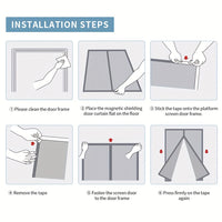 SCREENFLOW – Magnetic Mosquito Screen Curtain for Hands-Free Protection