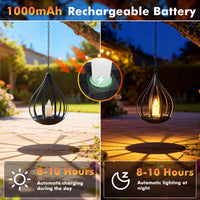 TEARDROPLUX – Hanging Solar Candle Lantern