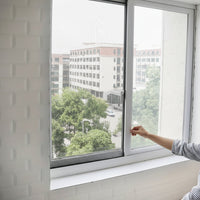 AIRMESH - Self-adhesive mosquito window net kit for insect protection and airflow