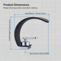 ARCFLOW - Mirror Waterfall Basin Faucet