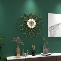 PRESTIGELIVA – Elegant Gold Wall Clock for Modern Interiors