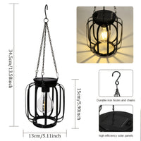 SOLAVEX – Warm Glow Solar Lantern for Patio and Porch Styling