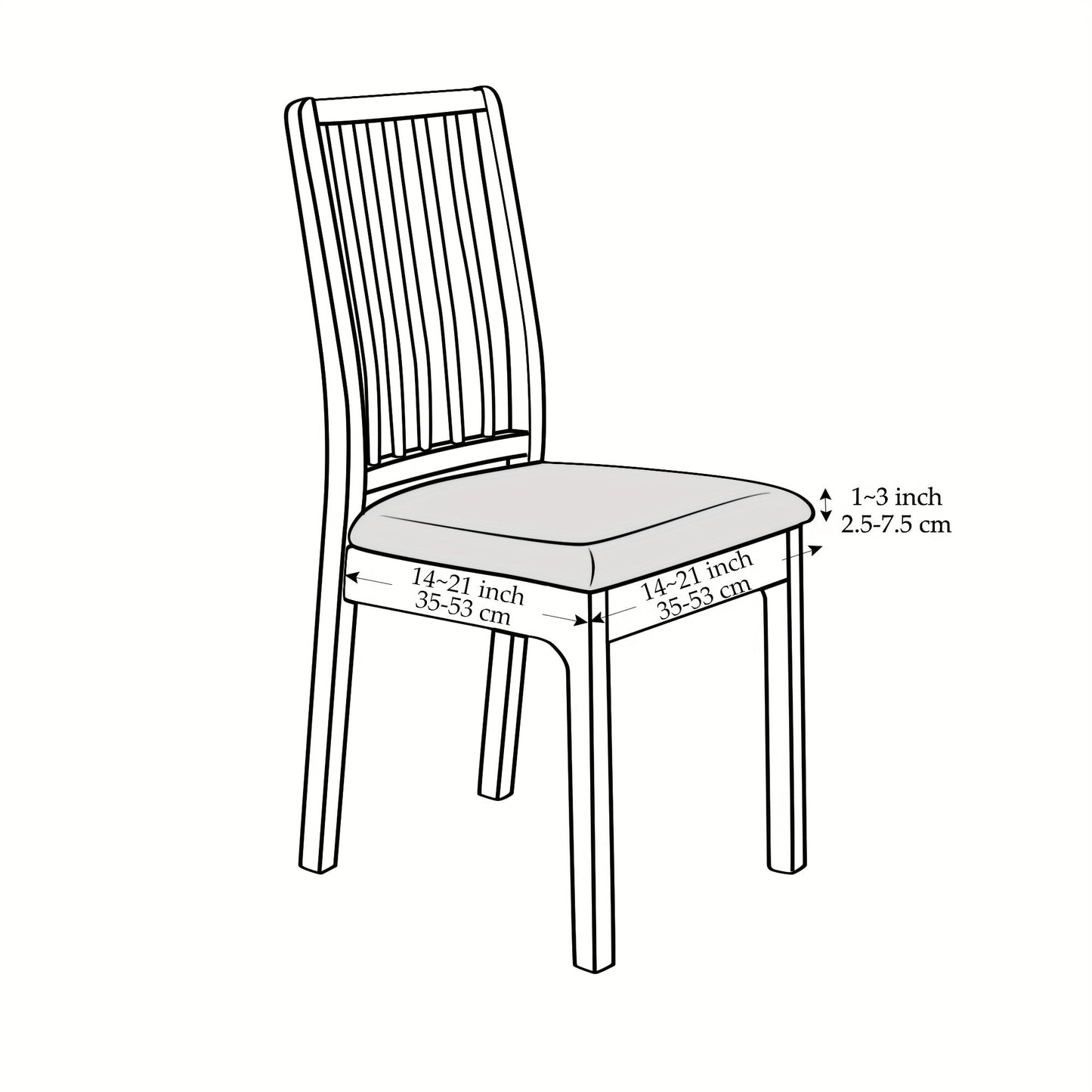 COVERFLOW – Modern Stretch Protection for Elegant Dining Chairs