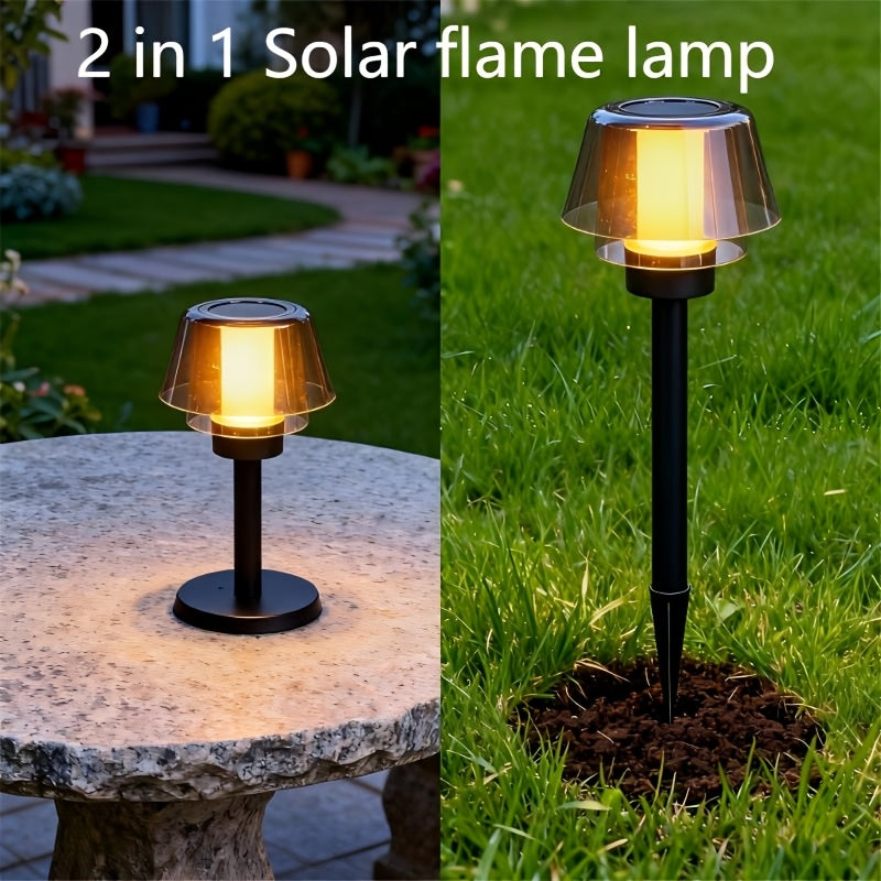PATIOLUX – Decorative Solar Fire Light for Elegant Outdoor Spaces