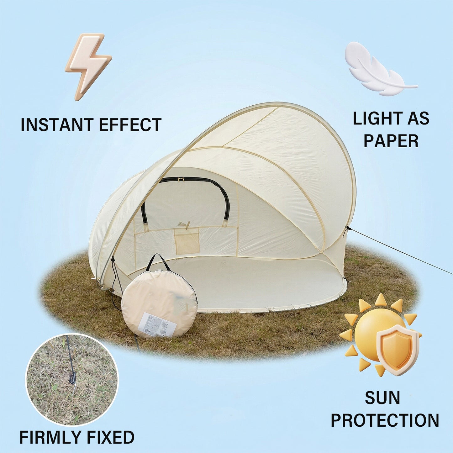 SUNHAVEN – Portable Pop Up Sun Shelter