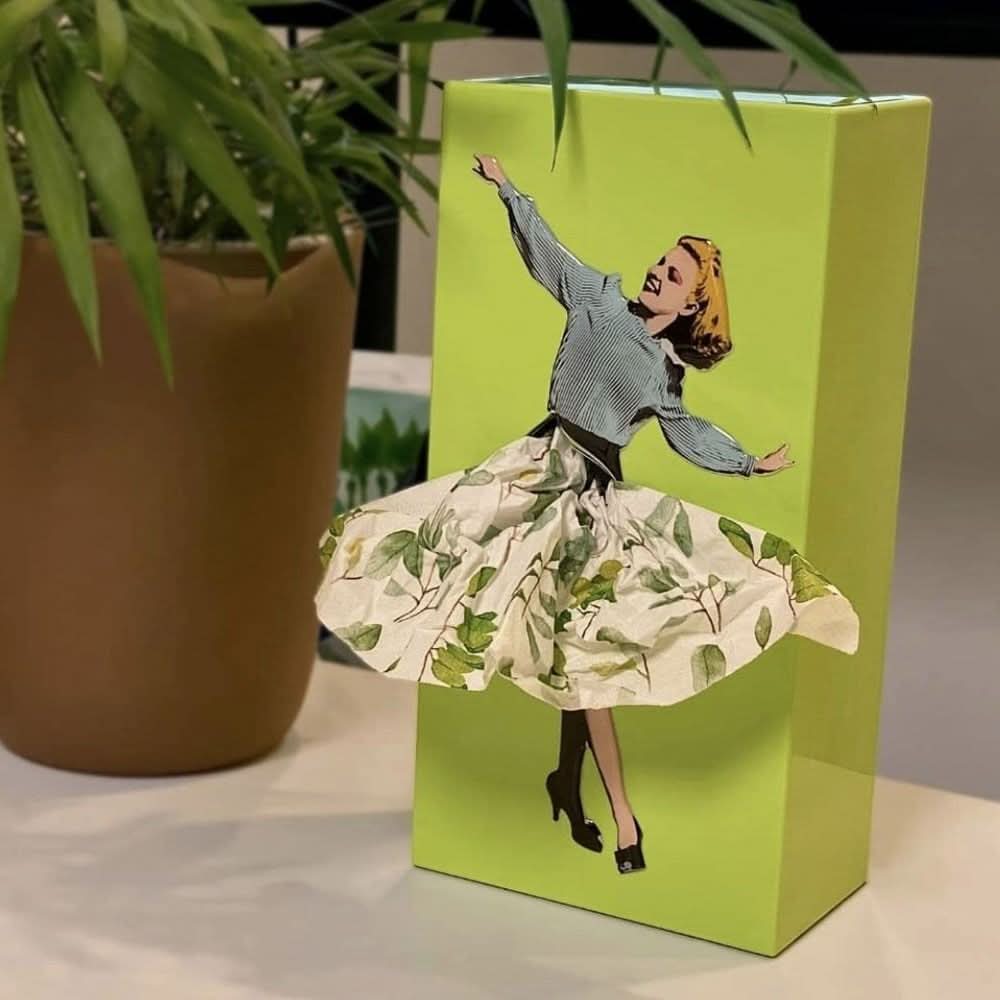 TISSUDANCE – Playful Rock Tissue Box Holder