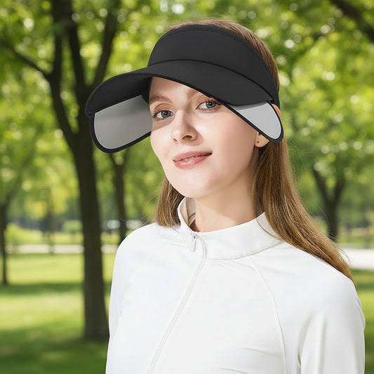 Adjustable Brim Sun Hat for Men and Women - Breathable Summer Beach Hat 0
