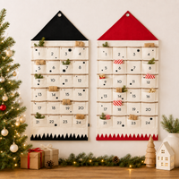 HOLLYHIDE – Ημερολόγιο Advent με 24 θήκες-έκπληξη για γιορτινή χαρά