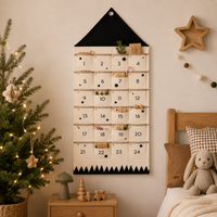 HOLLYHIDE – Ημερολόγιο Advent με 24 θήκες-έκπληξη για γιορτινή χαρά