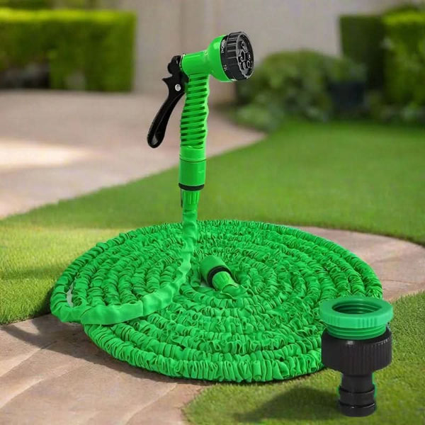 FLEXIWASH - Manguera de jardín y coche expandible de alta presión con flexibilidad 360° y construcción duradera