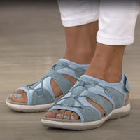 RELIEVIA – Orthopedic Comfort Sandals – Ergonomic women’s sandals with cushioned support and adjustable fit for daily walking relief