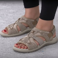 RELIEVIA – Orthopedic Comfort Sandals – Ergonomic women’s sandals with cushioned support and adjustable fit for daily walking relief