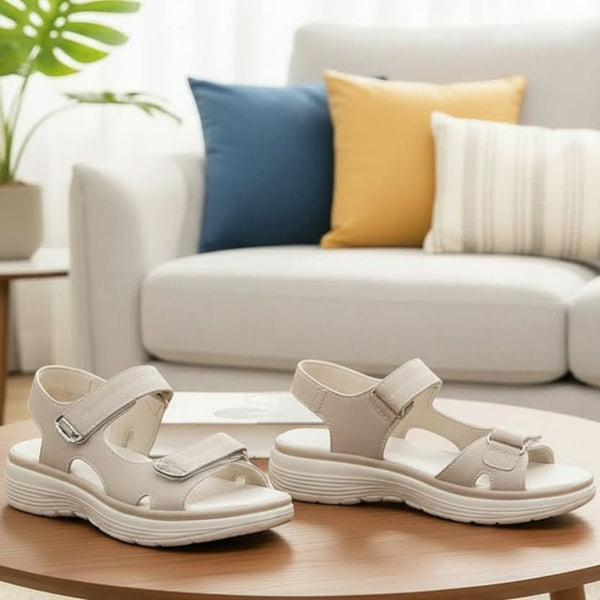 FITWAVE – Verstellbare orthopädische Komfort-Sandalen mit Stützriemen