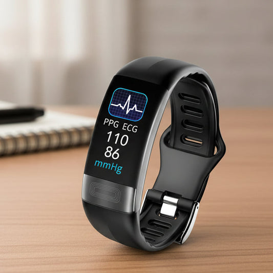 HEALTHFLOW – Smart Wellness Watch with ECG & Sleep Monitoring