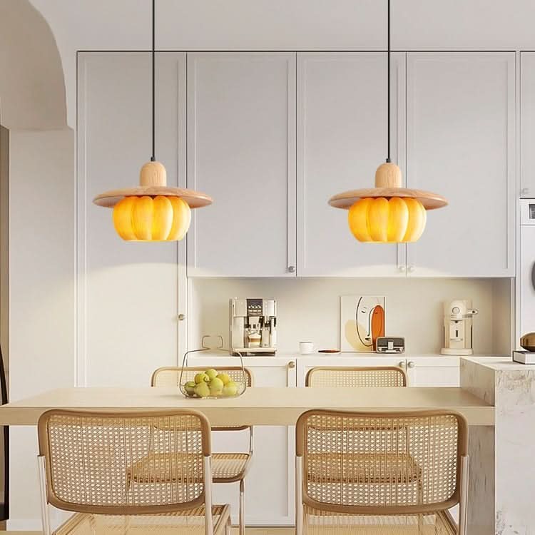 GOURDHALO – Disc Pendant Light for Warm Decorative Glow