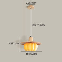 GOURDHALO – Disc Pendant Light for Warm Decorative Glow