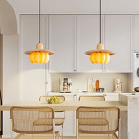 GOURDHALO – Disc Pendant Light for Warm Decorative Glow