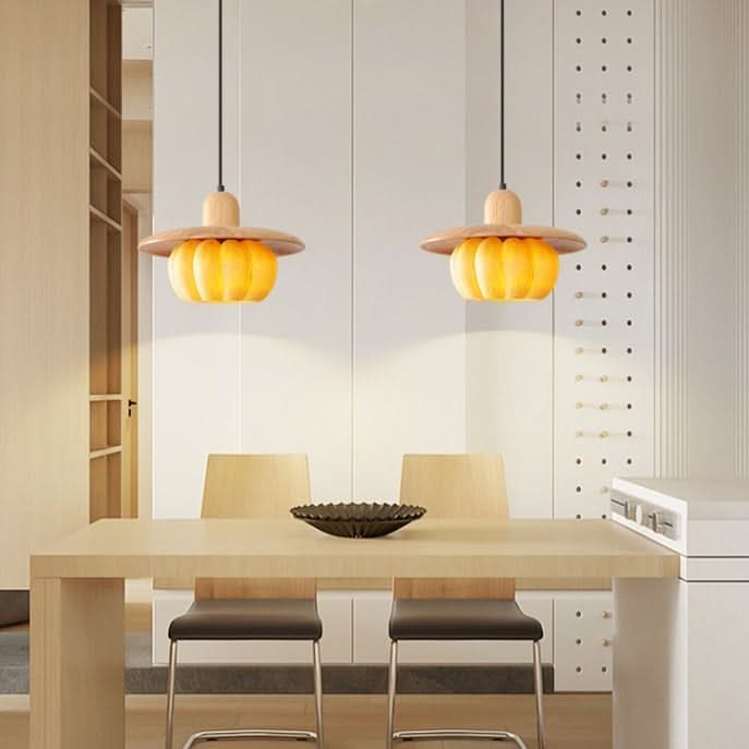 GOURDHALO – Disc Pendant Light for Warm Decorative Glow