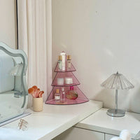 FESTALOFT – Christmas Tree Table Shelf for Charming Holiday Storage