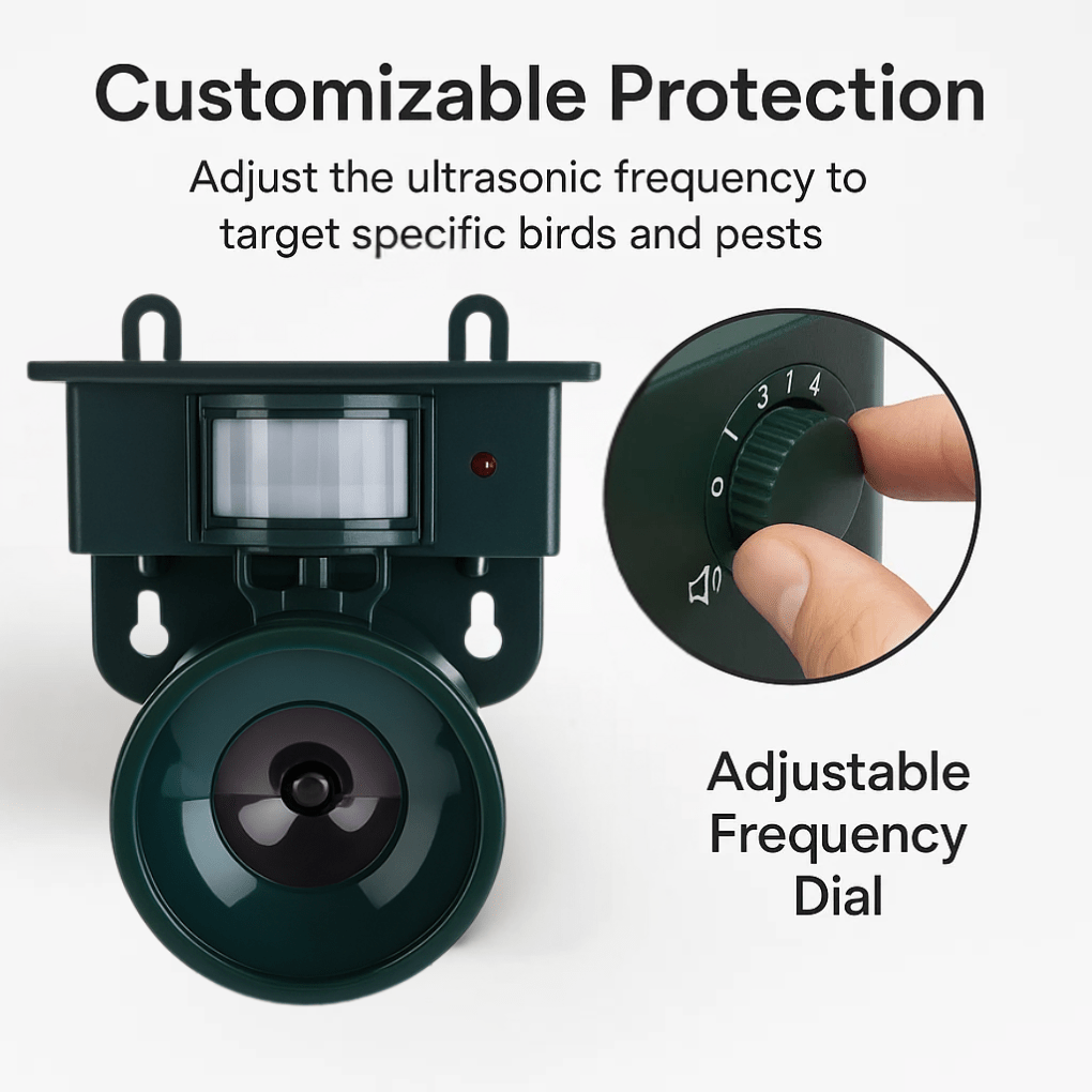BIRDGUARD SENSOR – Motion Detector Bird Repeller Device