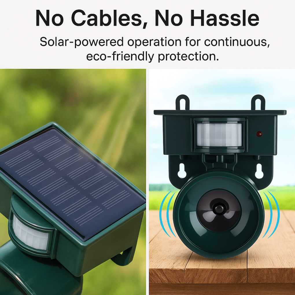 BIRDGUARD SENSOR – Motion Detector Bird Repeller Device