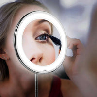 BRIGHTMIR – LED Makeup Mirror with Ultra-Bright Light & 10x Precision Zoom