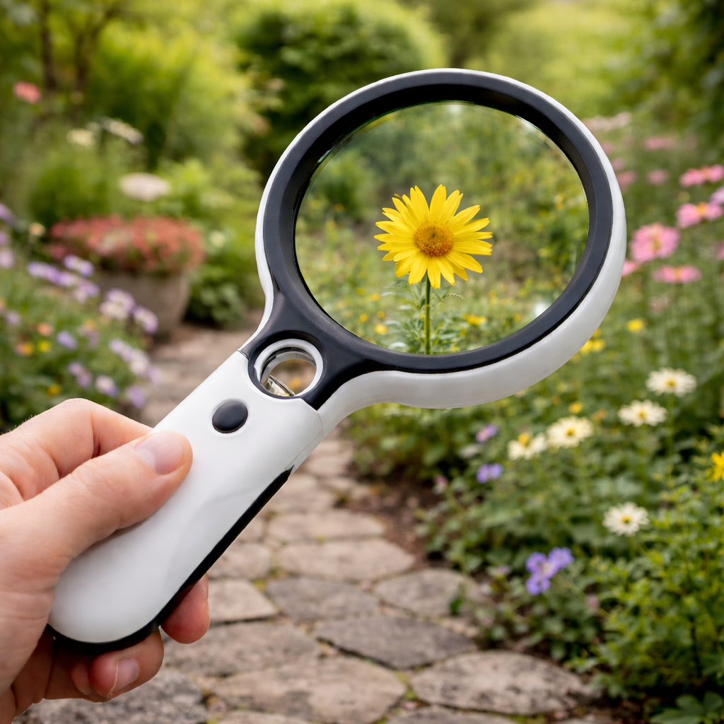 KLARBLICK – LED Hand Magnifier Precision Viewer