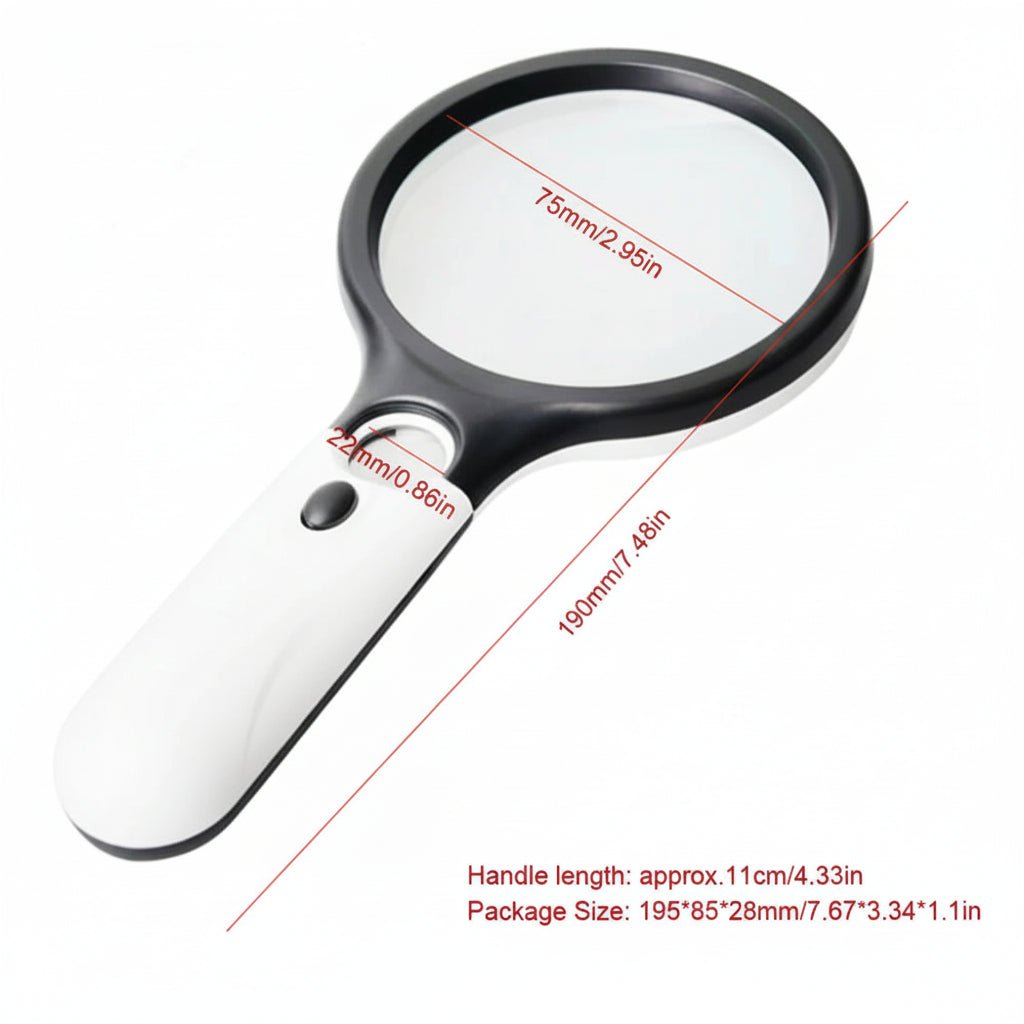 KLARBLICK – LED Hand Magnifier Precision Viewer