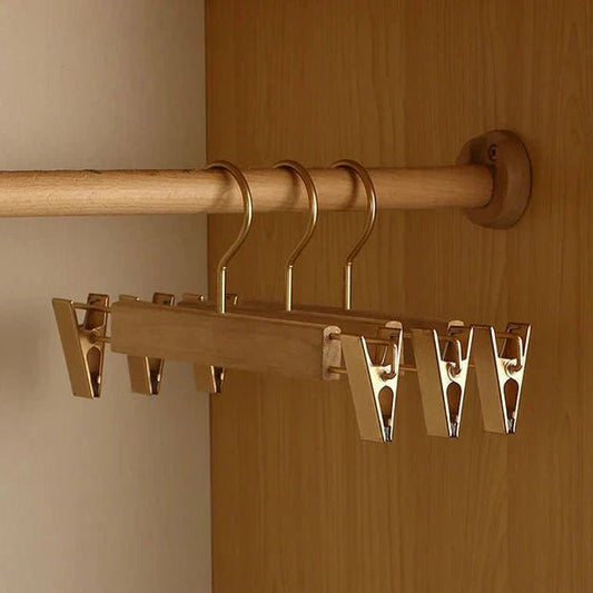 CLOSETORA - Wide Wooden Clothes Hangers for Elegant Wardrobe Organization 0