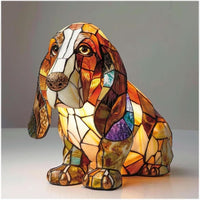 HUGPUP - Artistic dog breed LED night lamp with warm ambient glow for cozy home decor