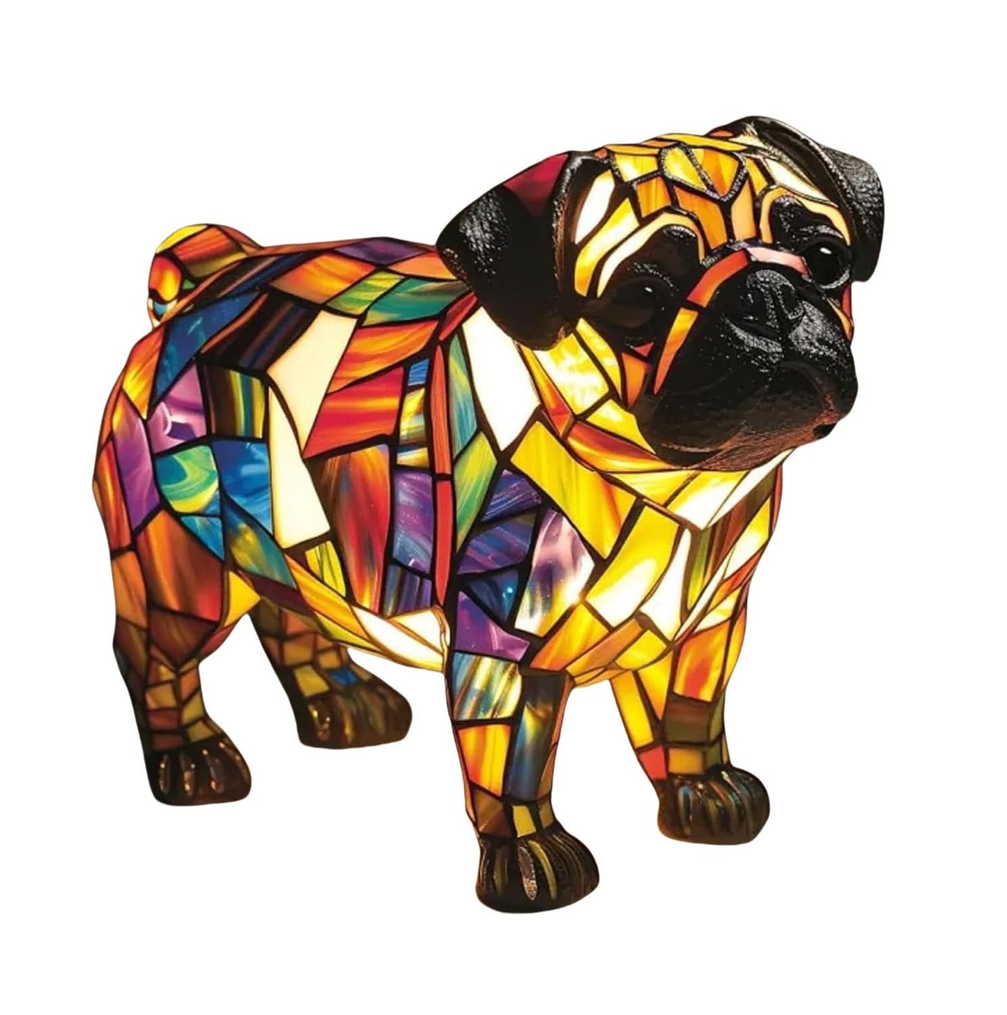 HUGPUP - Artistic dog breed LED night lamp with warm ambient glow for cozy home decor